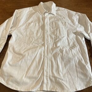 Good American White Denim Shacket‎ Jacket - Women's Plus Curvy Size 1/2